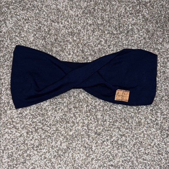 Accessories - Navy‎ Blue Twisted Headband